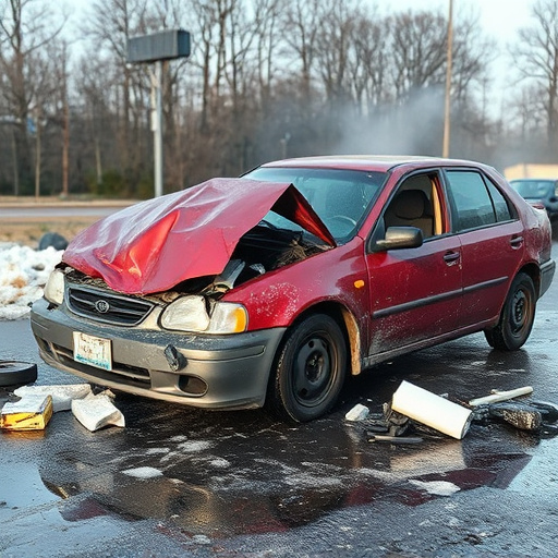 car crash damage