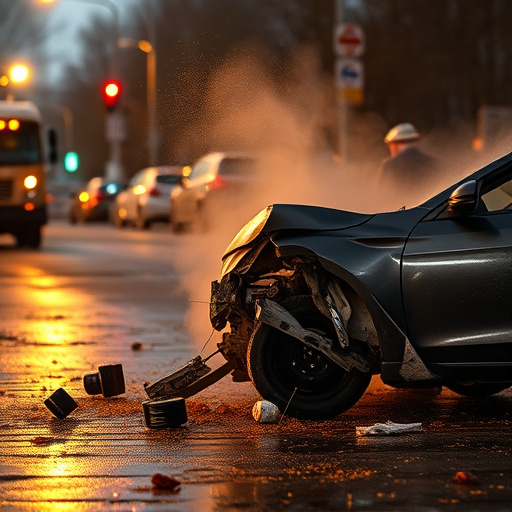 car crash damage