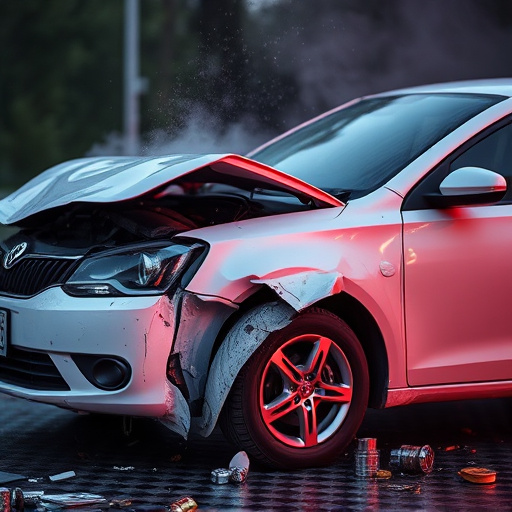car crash damage