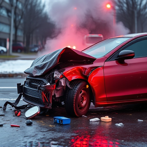 car crash damage