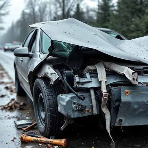 car crash damage