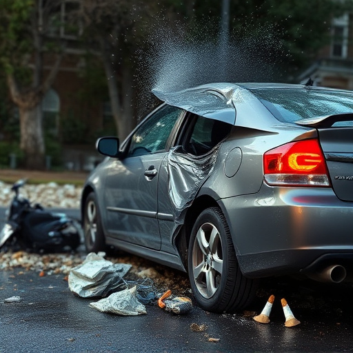 car crash damage