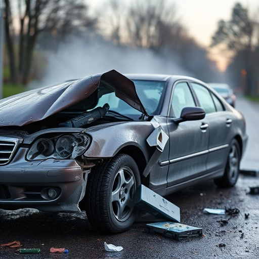 car crash damage