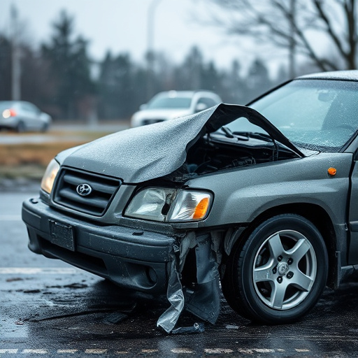 car crash damage