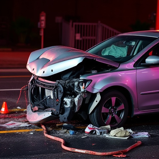 car crash damage