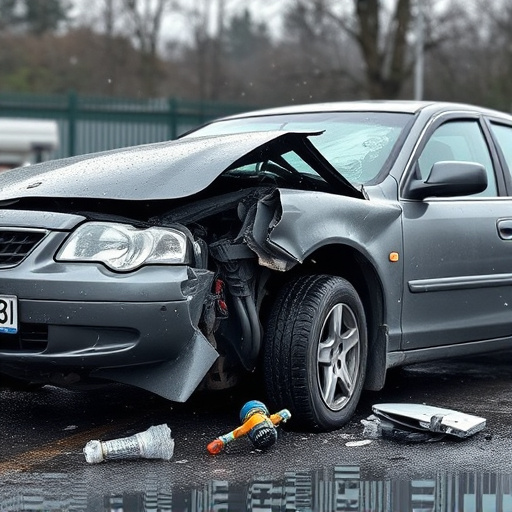 car crash damage
