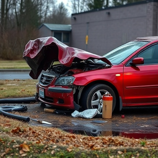 car crash damage