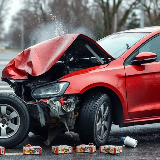car crash damage