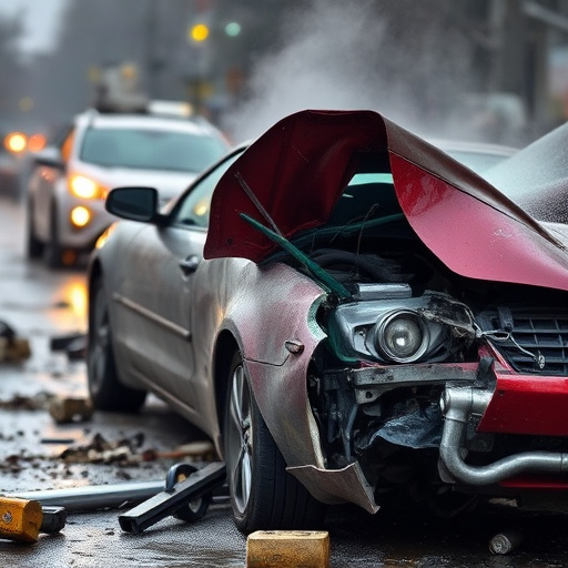 car crash damage