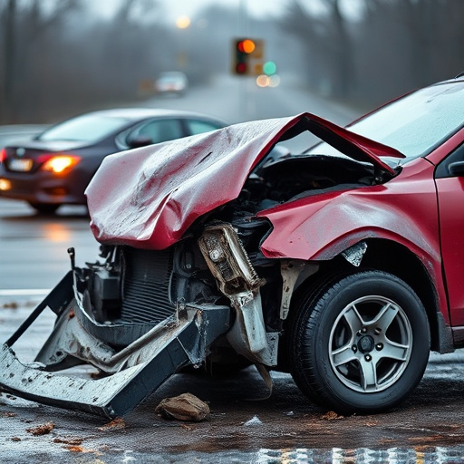 car crash damage