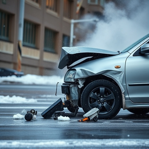 car crash damage