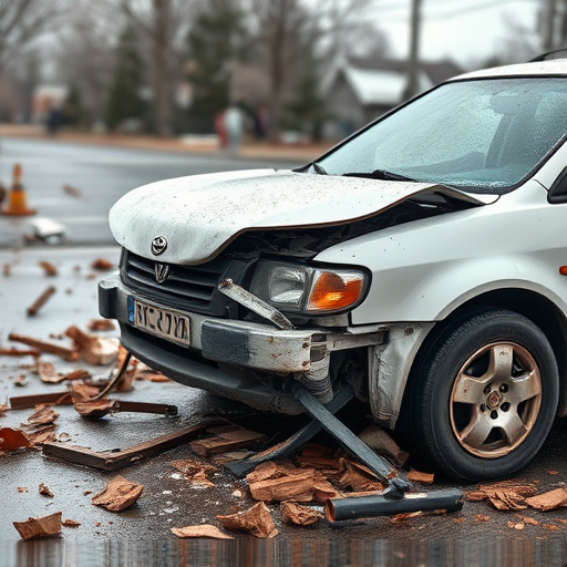 car crash damage
