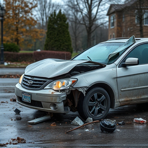 car crash damage