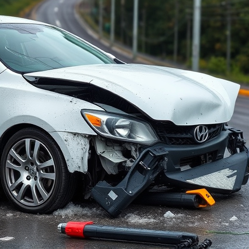 car crash damage