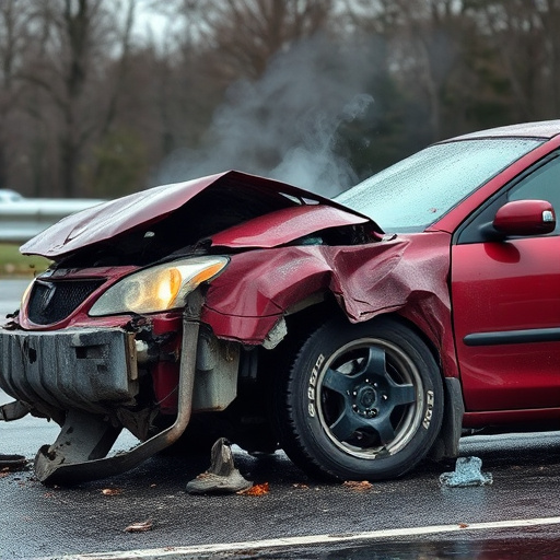 car crash damage