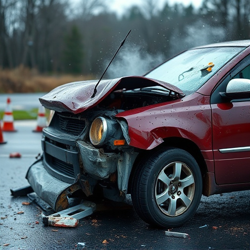car crash damage