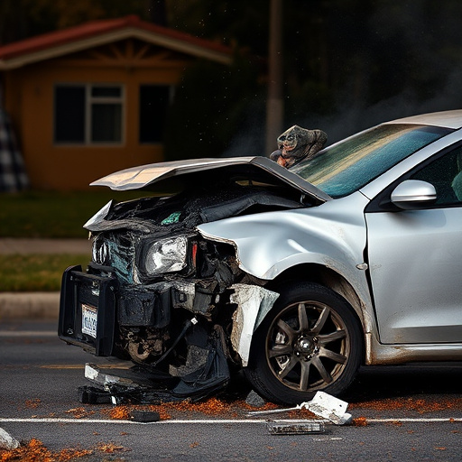 car crash damage