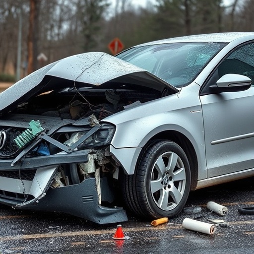 car crash damage