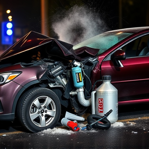 car crash damage