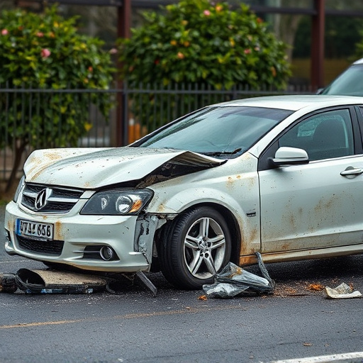 car crash damage