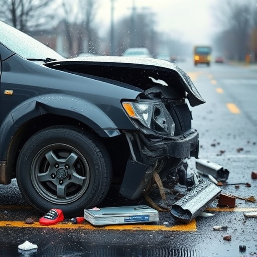 car crash damage