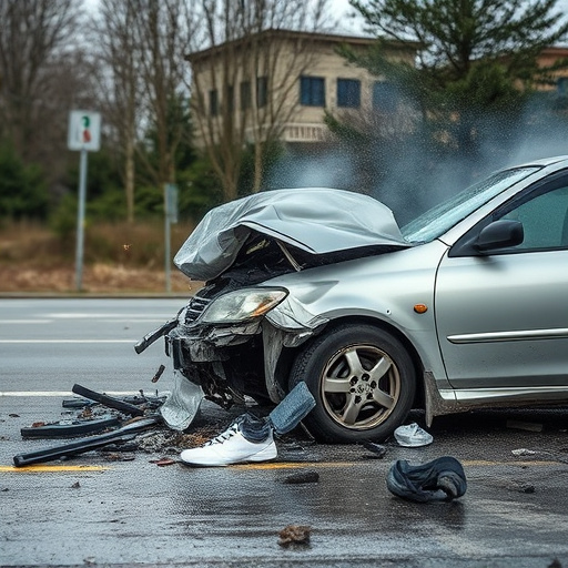 car crash damage