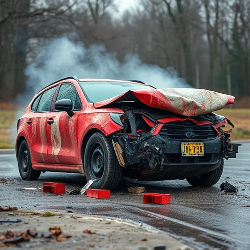 car crash damage