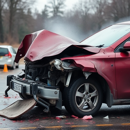 car crash damage