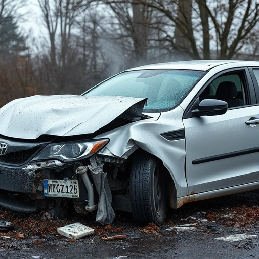car crash damage