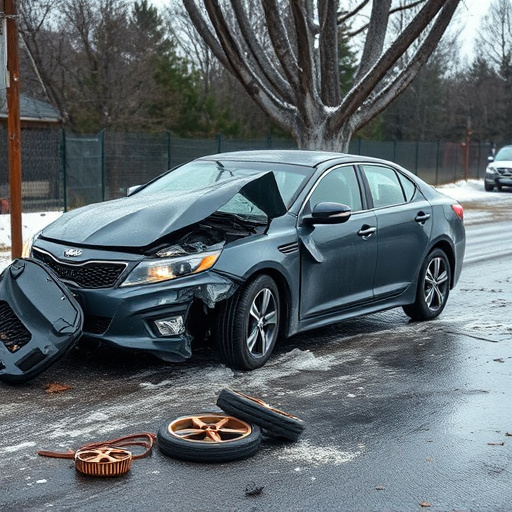car crash damage