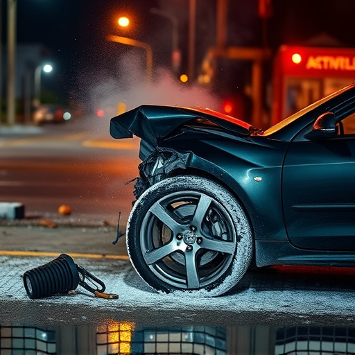 car crash damage