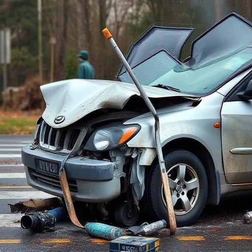 car crash damage