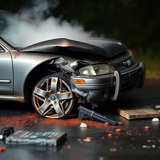 car crash damage