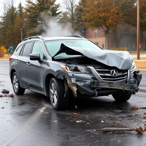 car crash damage