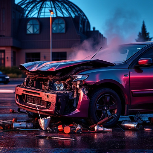 car crash damage