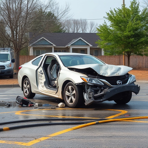 car crash damage