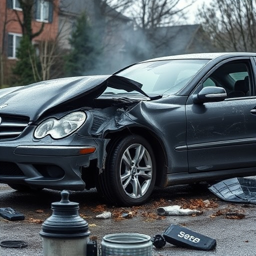 car crash damage
