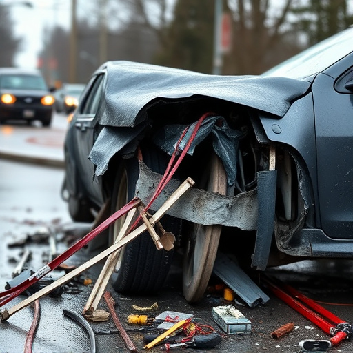 car crash damage