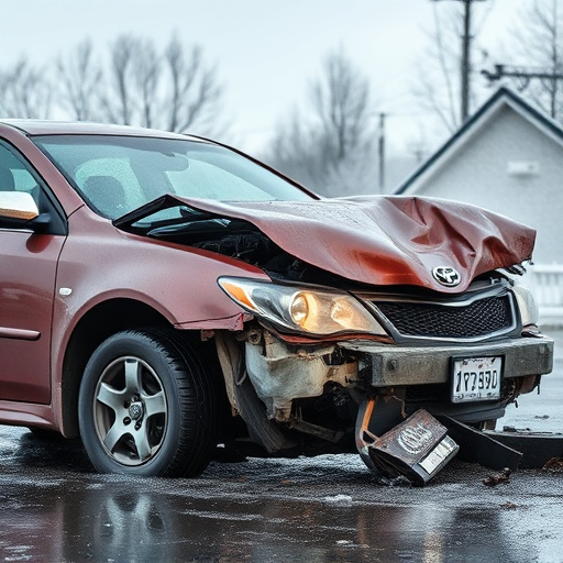 car crash damage