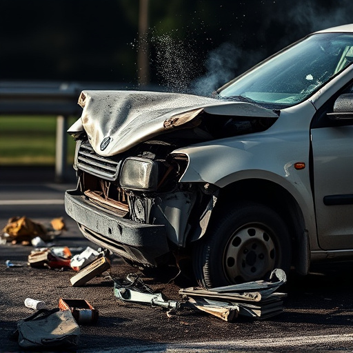 car crash damage