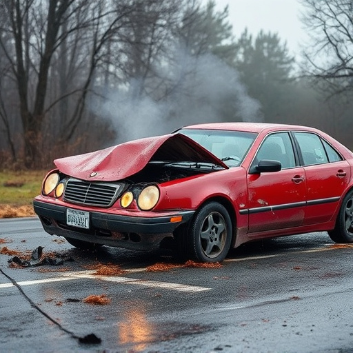 car crash damage