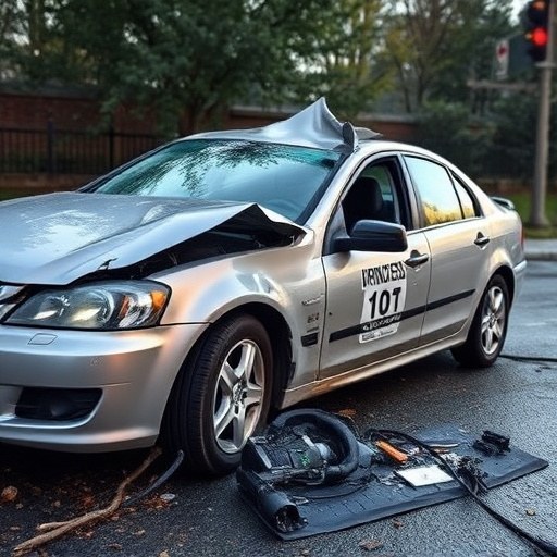 car crash damage