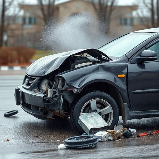 car crash damage
