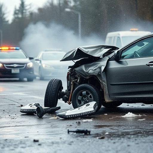 car crash damage