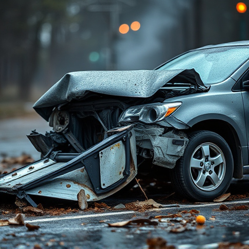 car crash damage