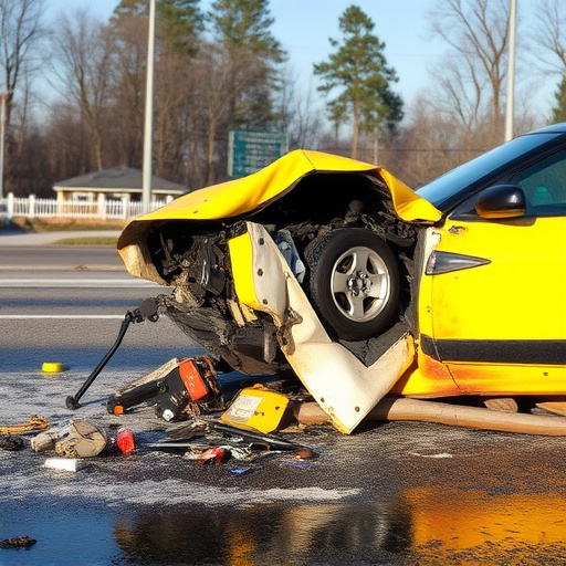 car crash damage