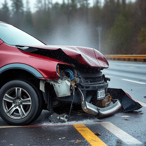 car crash damage