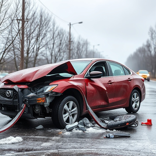 car crash damage