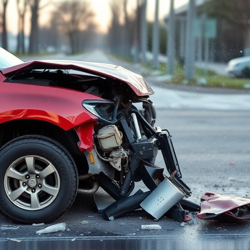 car crash damage