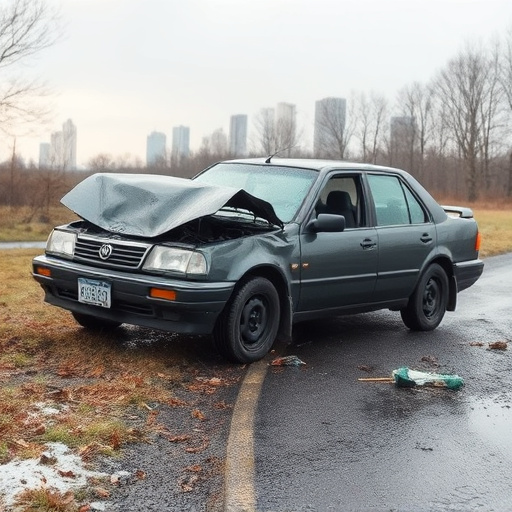car crash damage